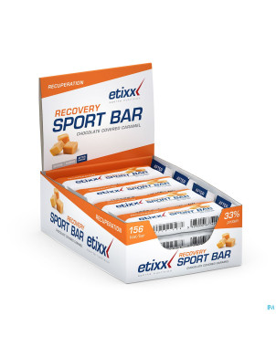 Etixx recovery + energy sport bar caramel   12x40g