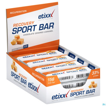 Etixx recovery + energy sport bar caramel   12x40g