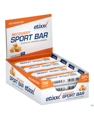 Etixx recovery + energy sport bar caramel   12x40g