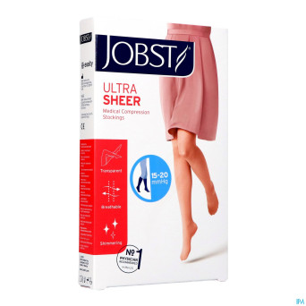 Jobst ultrasheer comf.c1 15-20 ad sunbronze  m