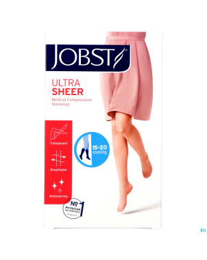 Jobst ultrasheer comf.c1 15-20 ad sunbronze  m