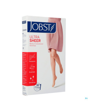 Jobst ultrasheer comf.c1 15-20 ag natural  s nop