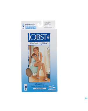Jobst ultrasheer comf.c1 15-20 ag natural  s nop