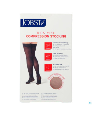 Jobst ultrasheer comf.c1 15-20 ag natural  s nop