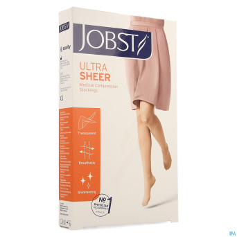 Jobst ultrasheer comf.c1 15-20 ag natural  l nop