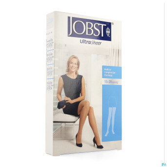 Jobst ultrasheer comf.c1 15-20 ag natural  l nop