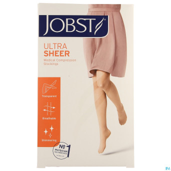 Jobst ultrasheer comf.c1 15-20 ag natural  l nop