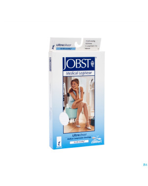 Jobst ultrasheer comf.c1 15-20 ag natural xl nop