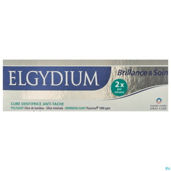 Elgydium brillance & soin dentifrice tube 30ml