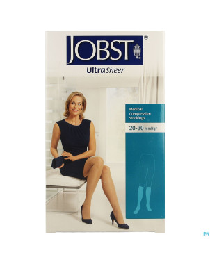 Jobst ultrasheer comf.c2 20-30 ad sunbronze  m