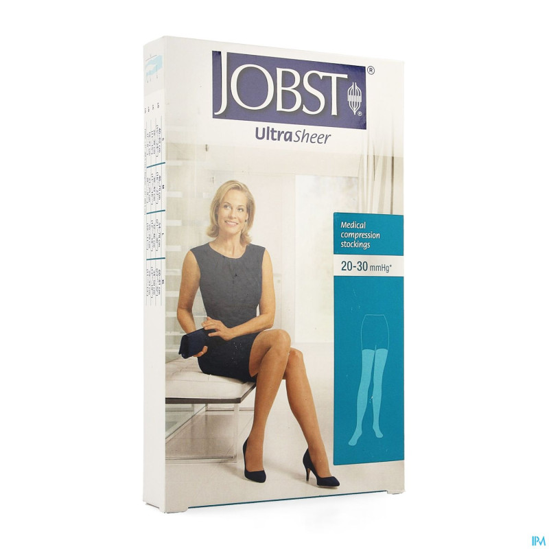 Jobst ultrasheer comf.c2 20-30 ag cl.black  m nop