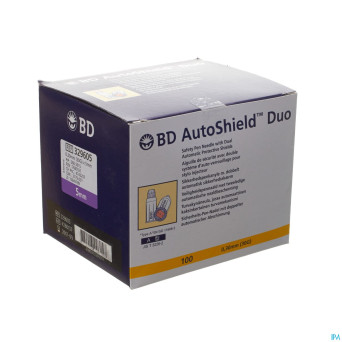 Autoshield aiguille stylo duo 5mm 100 329605