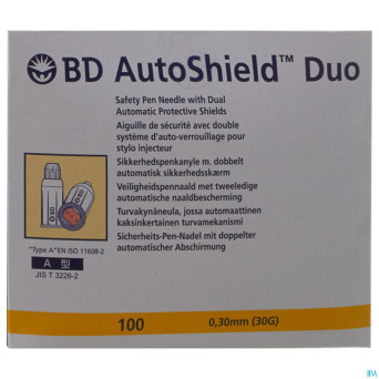 Autoshield aiguille stylo duo 5mm 100 329605