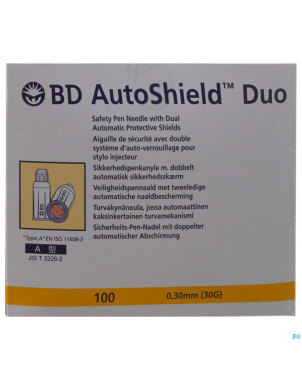 Autoshield aiguille stylo duo 5mm 100 329605