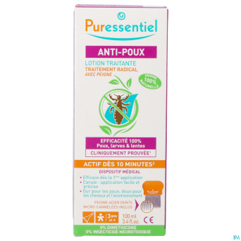 Puressentiel anti-poux 100ml + peigne