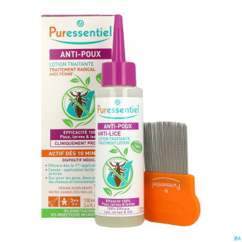 Puressentiel anti-poux 100ml + peigne