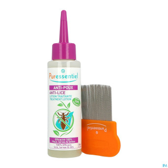 Puressentiel anti-poux 100ml + peigne