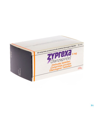Zyprexa  5mg comp enrobe 98 x  5 mg