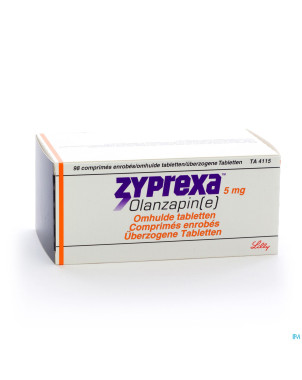 Zyprexa  5mg comp enrobe 98 x  5 mg