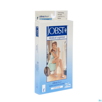 Jobst ultrasheer comf.15-20 ad natural petite  l