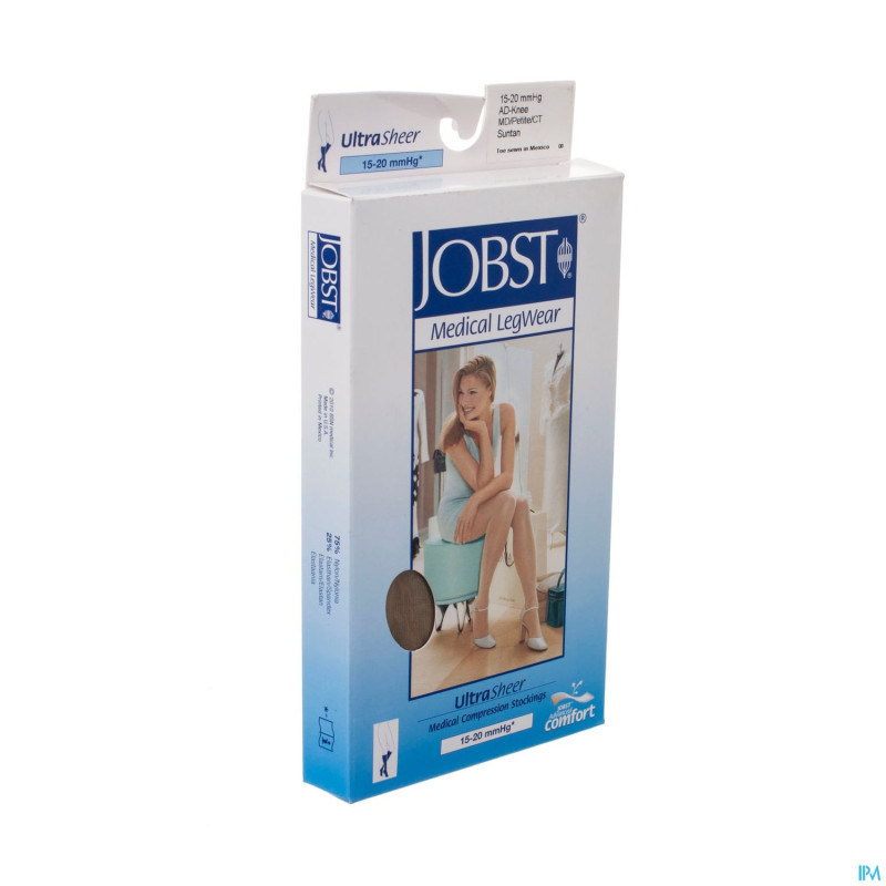 Jobst ultrasheer comf.15-20 ad suntan petite  m