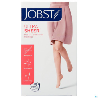Jobst ultrasheer comf.20-30 ag suntan pet.kant  l
