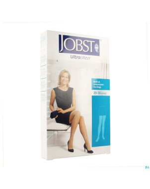 Jobst ultrasheer comf.20-30 ag cl.bl. pet kant  m
