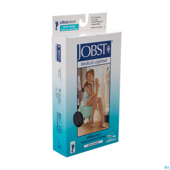 Jobst ultrasheer comf.20-30 ag cl.bl. pet kant  l