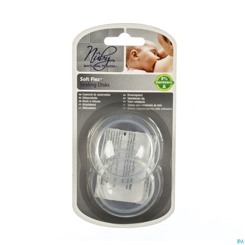 Nuby nt soft flex sealing disks sil. 2 67697