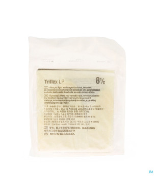 Triflex gants chir.latex +pdr ster  8,5 paire