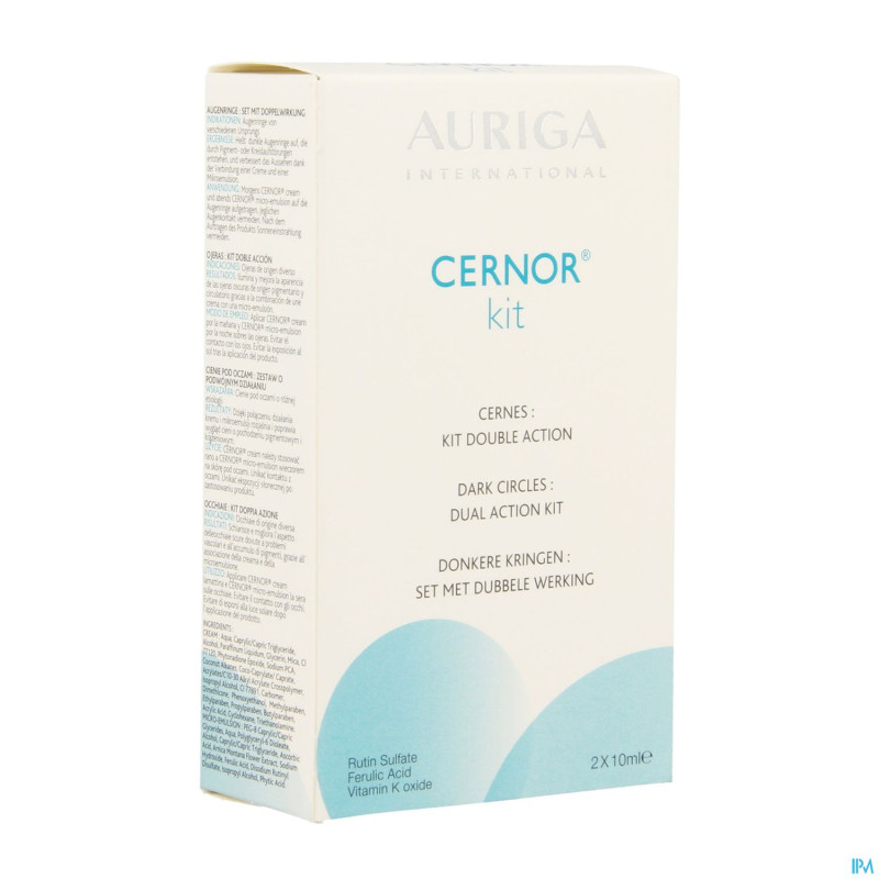 Auriga cernor kit creme + micro emulsion    2x10ml
