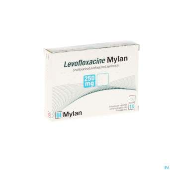Levofloxacine viatris 250mg comp 10