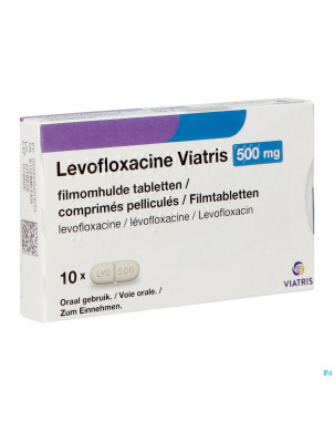 Levofloxacine viatris 500mg comp 10