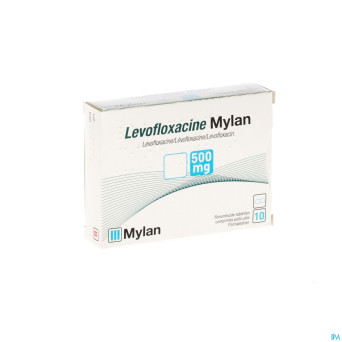 Levofloxacine viatris 500mg comp 10