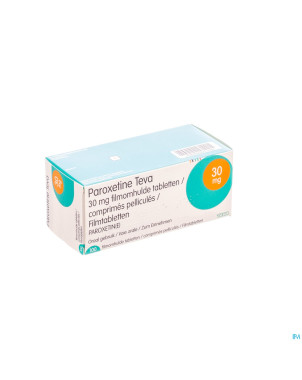 Paroxetine teva tabl 100 x 30 mg