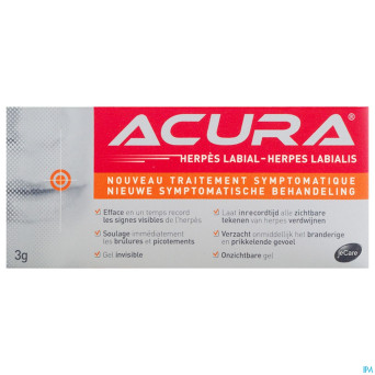 Acura herpes labialis gel tube 1x3g