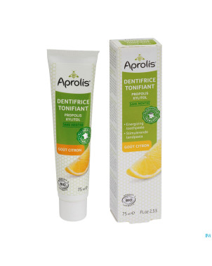 Aprolis dentif tonifiant s/menthe bio   tube  75ml