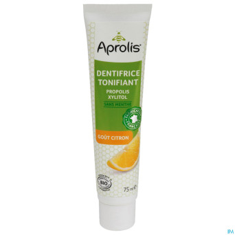 Aprolis dentif tonifiant s/menthe bio   tube  75ml