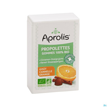 Aprolis propolettes cannelle-orange bio gomme  50g