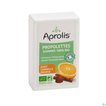 Aprolis propolettes cannelle-orange bio gomme  50g