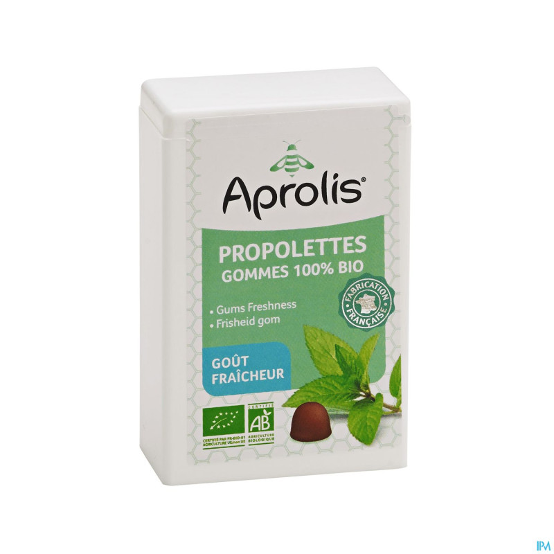 Aprolis propolettes fraicheur bio    gomme  50g