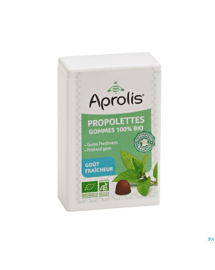 Aprolis propolettes fraicheur bio    gomme  50g