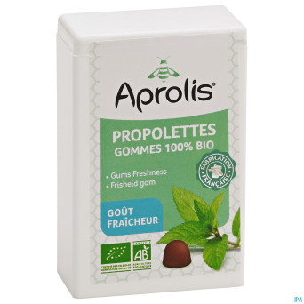 Aprolis propolettes fraicheur bio    gomme  50g