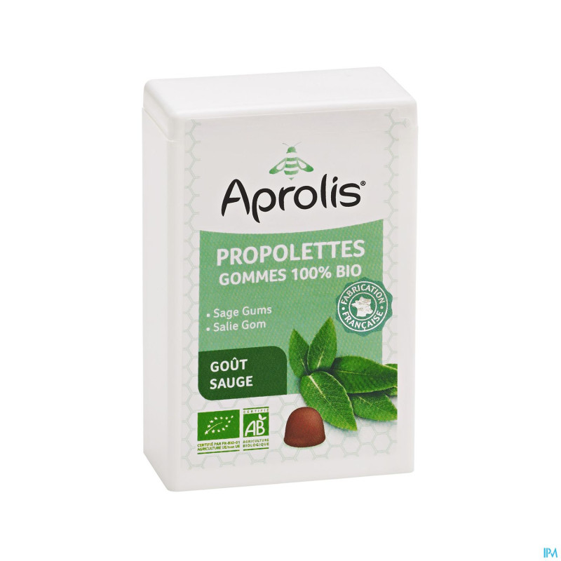 Aprolis propolettes sauge bio    gomme  50g