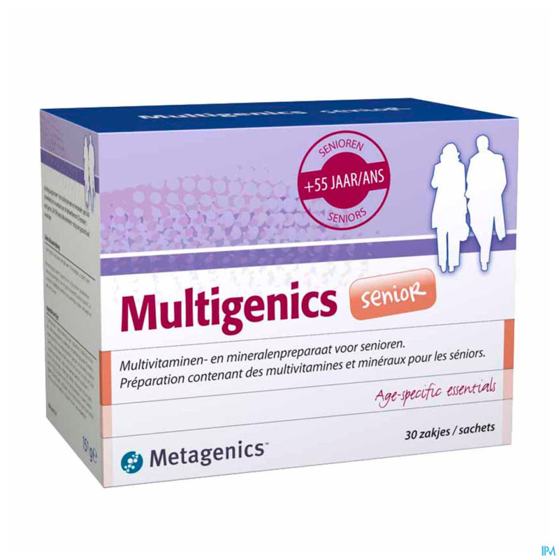 Multigenics senior   pdr sach  30 7287  metagenics