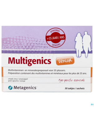 Multigenics senior   pdr sach  30 7287  metagenics