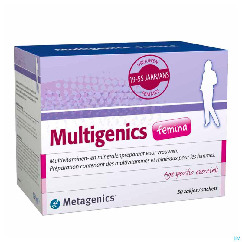 Multigenics femina   pdr sach  30 7284  metagenics