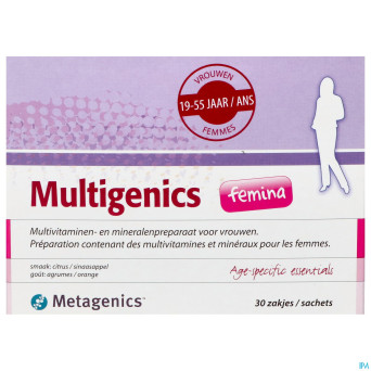 Multigenics femina   pdr sach  30 7284  metagenics