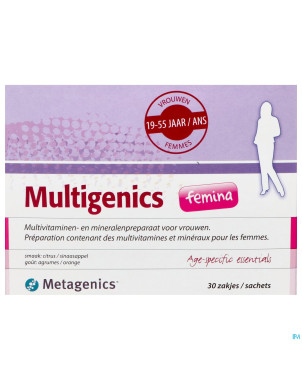 Multigenics femina   pdr sach  30 7284  metagenics