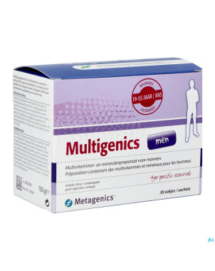 Multigenics men    pdr sach  30 7286  metagenics
